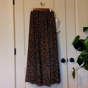 Cheetah print skirt